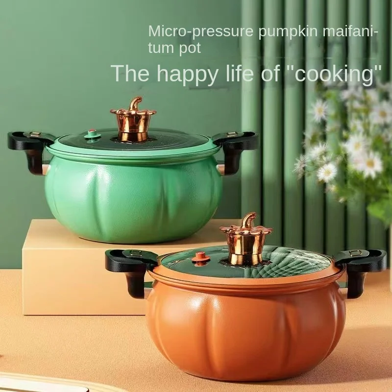 8L Pumpkin Pot Multifunctional Vertical Non Stick Pot Mini Pressure Pot Kitchen Induction Cooker Gas Stove Universal Soup Pot
8L Pumpkin Pot Multifunctional Vertical Non Stick Pot Mini Pressure Pot Kitchen Induction Cooker Gas Stove Universal Soup Pot