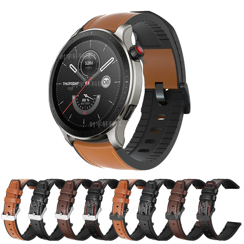 Ремешок для часов Amazfit GTR 4/3 Pro/2 2E, силиконовый кожаный быстросъемный браслет для Amazfit Stratos 3 2S/Pace Correa, 22 мм
Ремешок для часов Amazfit GTR 4/3 Pro/2 2E, силиконовый кожаный быстросъемный браслет для Amazfit Stratos 3 2S/Pace Correa, 22 мм