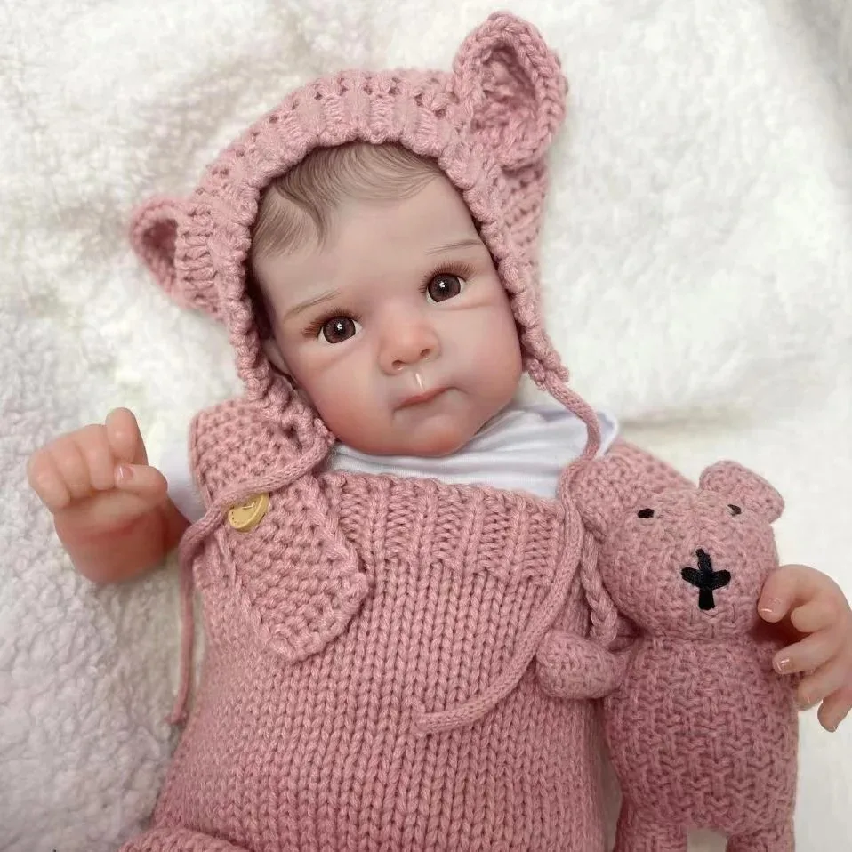 New 18 Inch Cloth Body Bettie Newborn cute Baby Doll For Children Gifts Hand-Painted Lifelike Newborn lovely Baby Doll
New 18 Inch Cloth Body Bettie Newborn cute Baby Doll For Children Gifts Hand-Painted Lifelike Newborn lovely Baby Doll