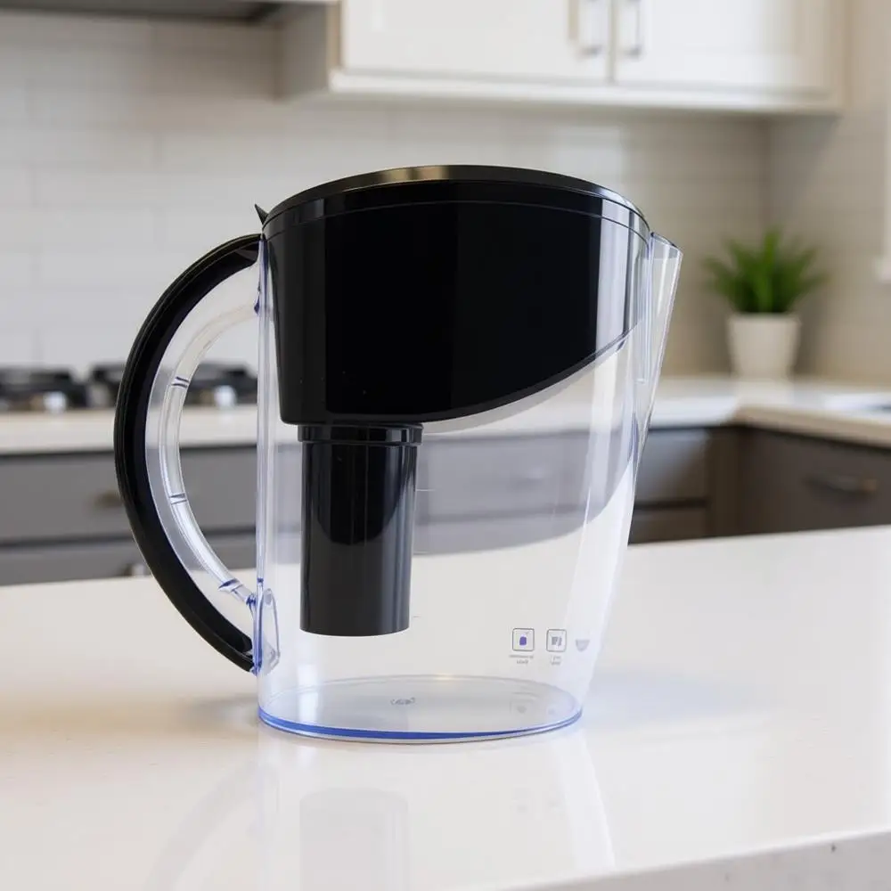 Кувшин-фильтр для воды с щелочным фильтром, отлично подходит для кофе и чая, без BPA, объем 3,5 литра, черный
Кувшин-фильтр для воды с щелочным фильтром, отлично подходит для кофе и чая, без BPA, объем 3,5 литра, черный