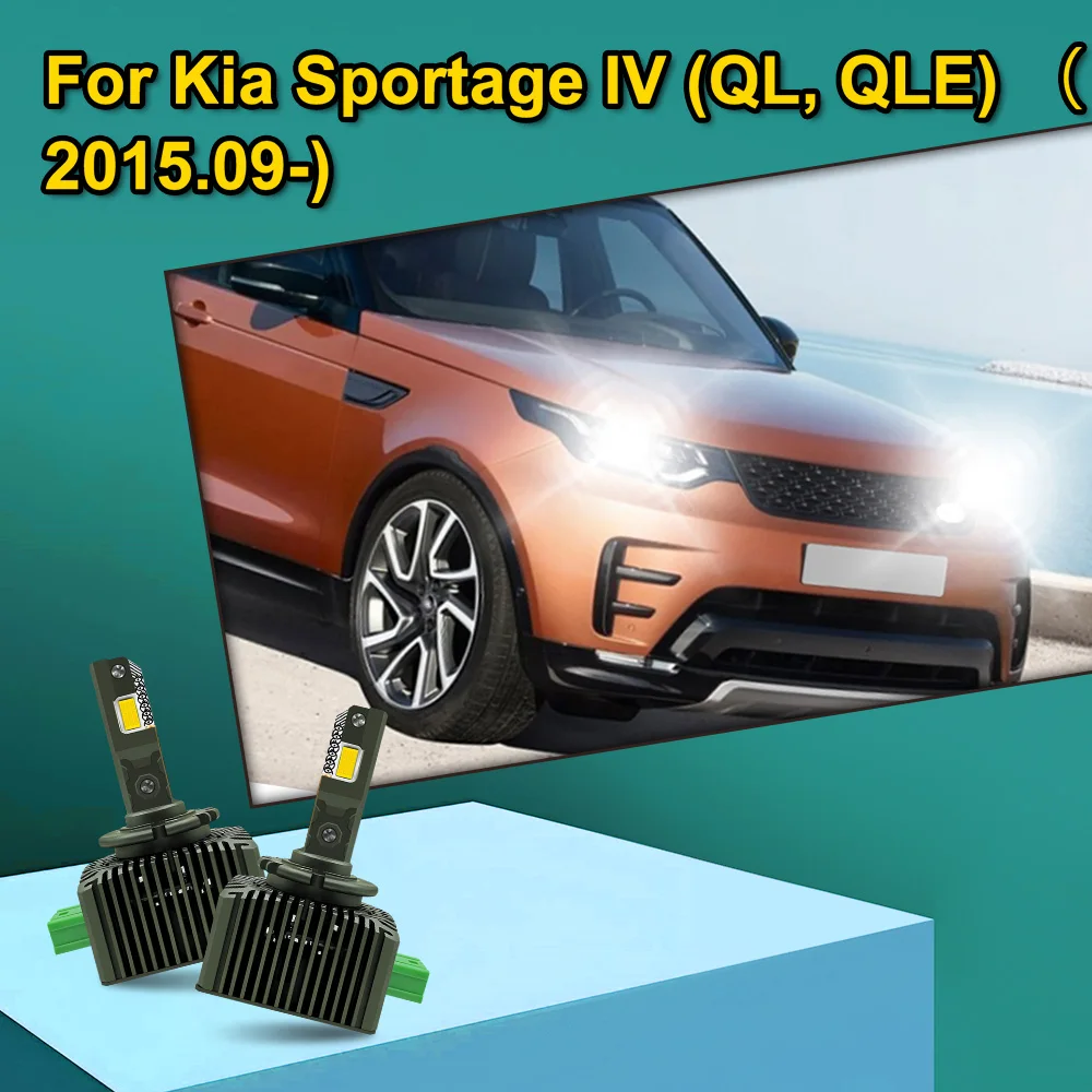 2x LED Headlights Canbus 30000LM D3S D3R HID 1:1 Size For Kia Sportage IV (QL, QLE) 2016 2017 2018 2019 2020 2021 2022 2023 2024
2x LED Headlights Canbus 30000LM D3S D3R HID 1:1 Size For Kia Sportage IV (QL, QLE) 2016 2017 2018 2019 2020 2021 2022 2023 2024