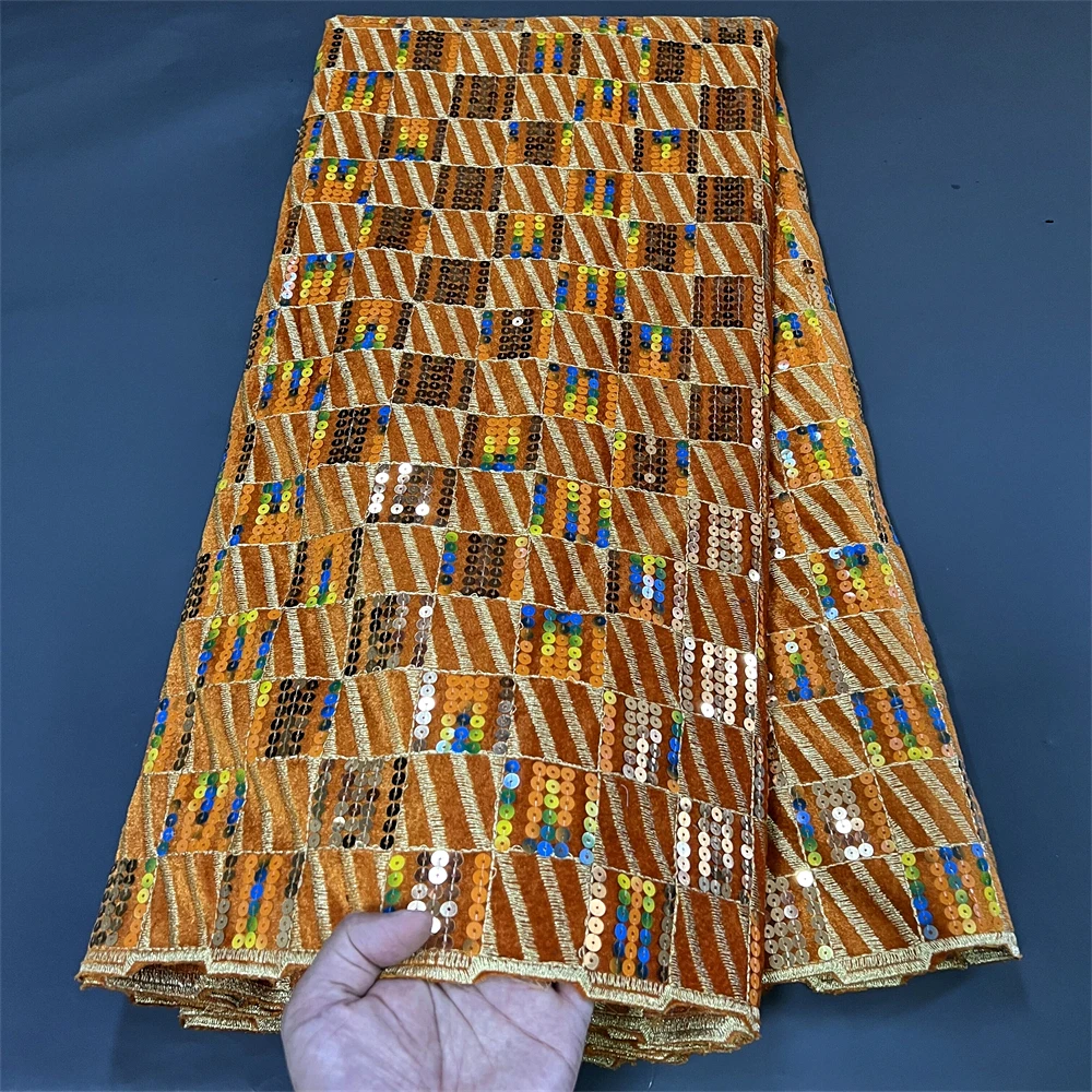 Nigerian Velvet Materials Fabrics Lace Green For Sewing Clothes Sequins Embroidered African Fabric Evening Dresses Lace 5Yards
Nigerian Velvet Materials Fabrics Lace Green For Sewing Clothes Sequins Embroidered African Fabric Evening Dresses Lace 5Yards