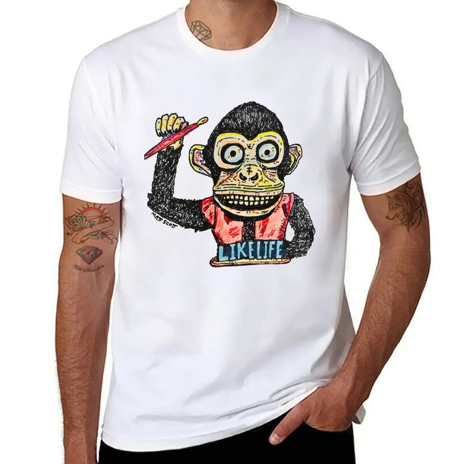 LIKELIFE (The Monkey) COLOR T-Shirt men t shirt cotton 100% funny t shirts cotton T-Shirt
LIKELIFE (The Monkey) COLOR T-Shirt men t shirt cotton 100% funny t shirts cotton T-Shirt