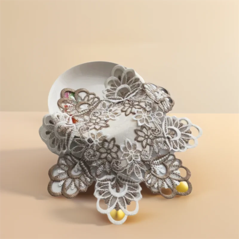 European-style round 30cm exquisite table mat kitchen vase decorative fabric cup mat dining pad wedding party decoration
European-style round 30cm exquisite table mat kitchen vase decorative fabric cup mat dining pad wedding party decoration