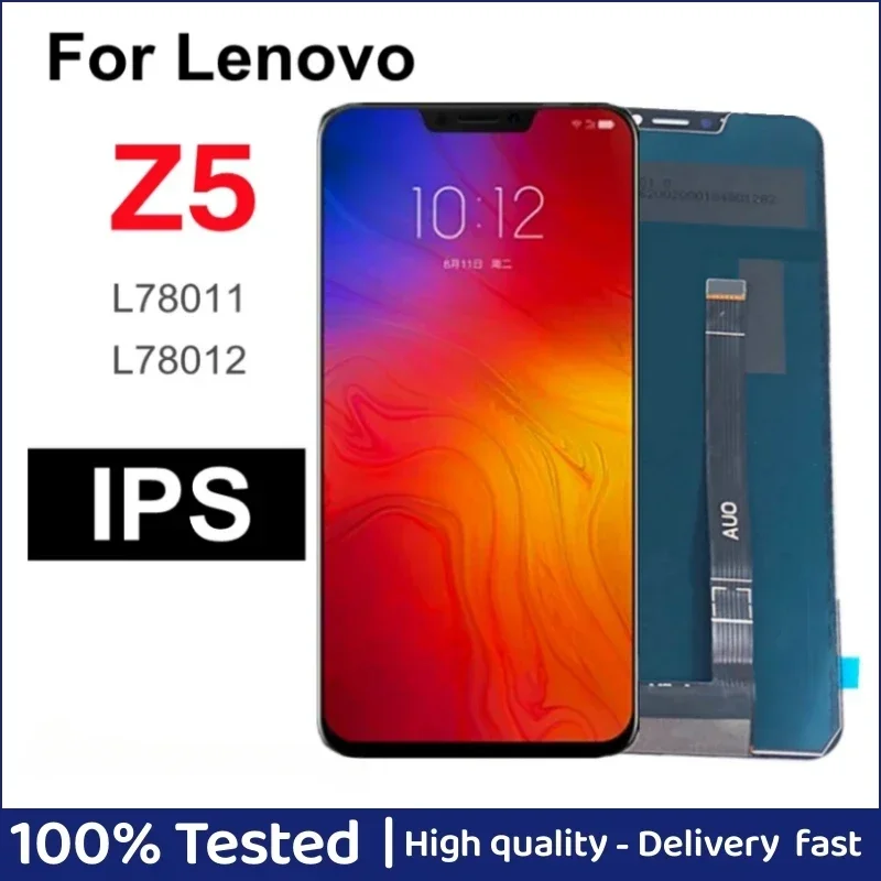 6.2 inch For Lenovo Z5 L78011 L78012 LCD Display Touch Panel Screen Digitizer Assembly Glass Replacement for Lenovo Z5 LCD
6.2 inch For Lenovo Z5 L78011 L78012 LCD Display Touch Panel Screen Digitizer Assembly Glass Replacement for Lenovo Z5 LCD