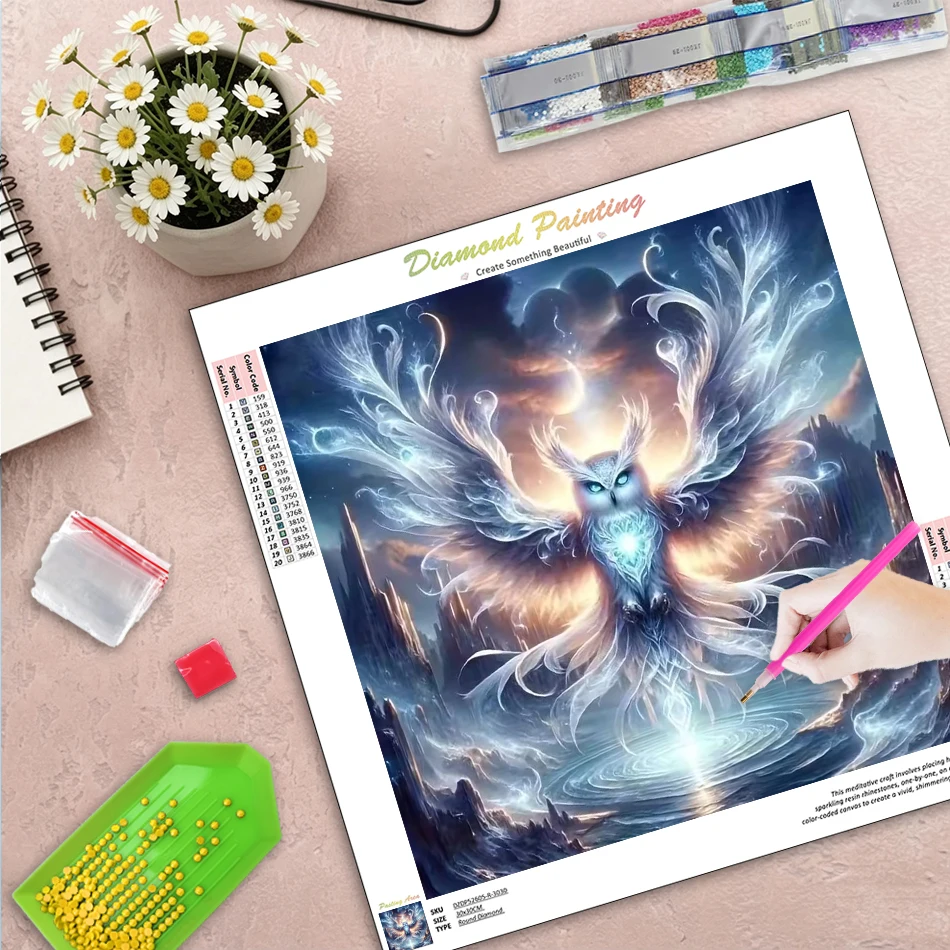 Diamond Painting Kits Adults Crafts Adult Diamond Art Owl Full Round/Square Craft Supplies Create Wall Art Decorative Paintings
Diamond Painting Kits Adults Crafts Adult Diamond Art Owl Full Round/Square Craft Supplies Create Wall Art Decorative Paintings