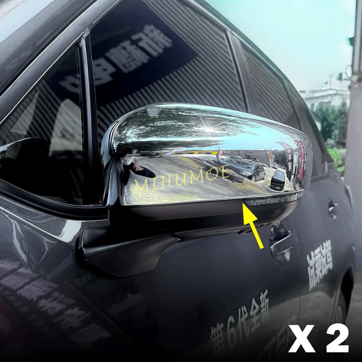 Chrome Exterior Side Rearview Mirror Cover Overlay Protector For Subaru Forester Crosstrek Impreza
Chrome Exterior Side Rearview Mirror Cover Overlay Protector For Subaru Forester Crosstrek Impreza