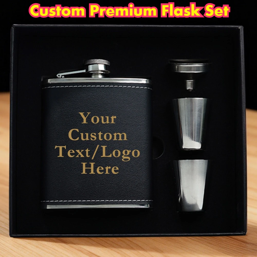 7/8oz Whisky Flask bottle Hip flask gift set with 4, Custom hip flask gift set Portable for Alcohol Man's Father's Day gift
7/8oz Whisky Flask bottle Hip flask gift set with 4, Custom hip flask gift set Portable for Alcohol Man's Father's Day gift