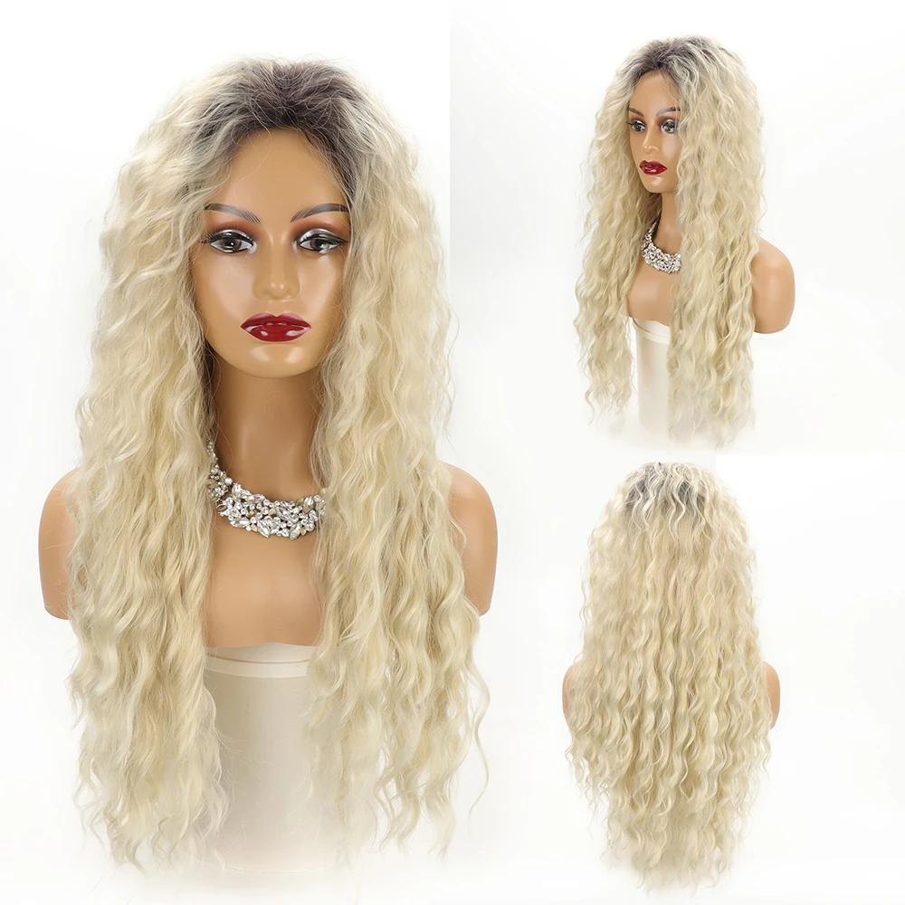 Synthetic Long Curly Wig for Women Silver White Deep Wave Hair Wig With Natural Hairline Gentle Elegant Hairstyle curly wig
Synthetic Long Curly Wig for Women Silver White Deep Wave Hair Wig With Natural Hairline Gentle Elegant Hairstyle curly wig