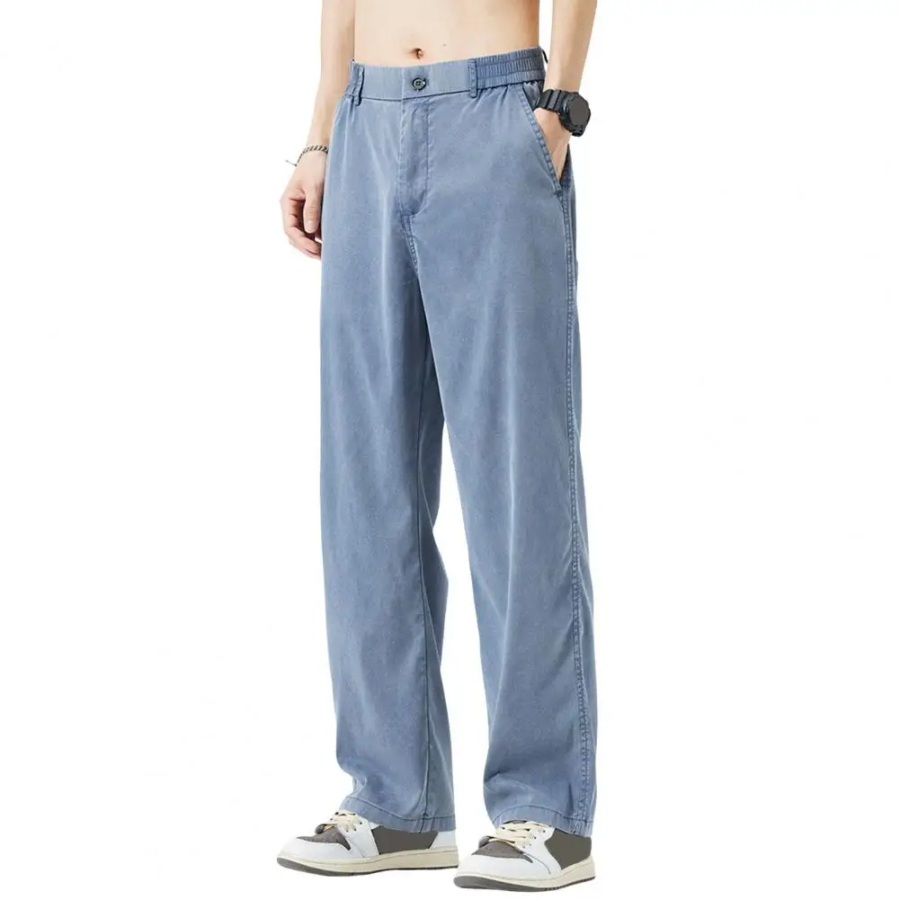 Men's Cargo Pants Wide Leg Elastic Waist with Pockets for 2024 Summer Trousers korean popular clothes
Men's Cargo Pants Wide Leg Elastic Waist with Pockets for 2024 Summer Trousers korean popular clothes