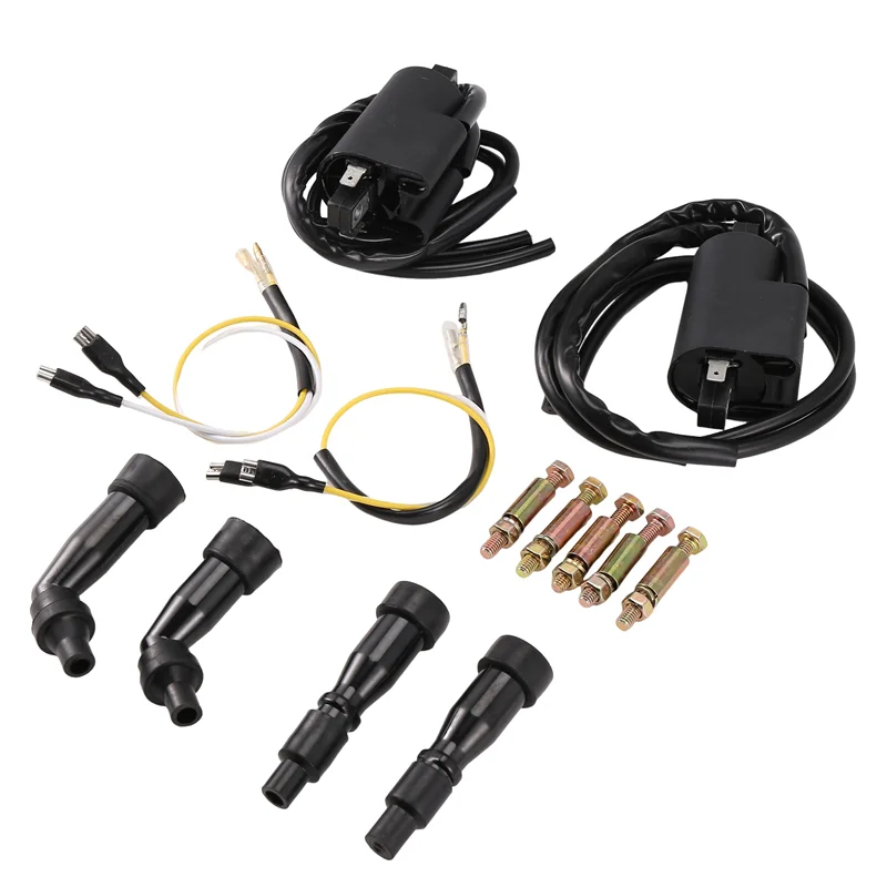 Набор из 2 катушек и колпачков зажигания для Suzuki GS550 GS650 GS750 850 1000 1100 Kawasaki KZ400 650 750 900 1000 33410-45012
Набор из 2 катушек и колпачков зажигания для Suzuki GS550 GS650 GS750 850 1000 1100 Kawasaki KZ400 650 750 900 1000 33410-45012