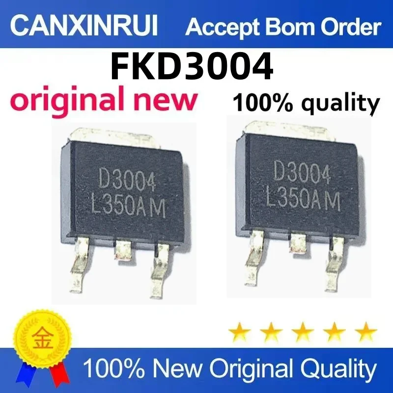 (5-100 pieces) Brand new original FKD3004 D3004 TO-252 SMT field-effect MOS transistor spot chip IC
(5-100 pieces) Brand new original FKD3004 D3004 TO-252 SMT field-effect MOS transistor spot chip IC