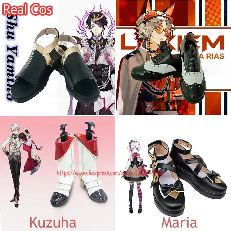 RealCos Vtuber NIJISANJI Shu Yamino/ Lucca Maria /Kuzuha/Mysta Rias Cosplay Shoes Boots Women Men Halloween Role Play PU Leather
RealCos Vtuber NIJISANJI Shu Yamino/ Lucca Maria /Kuzuha/Mysta Rias Cosplay Shoes Boots Women Men Halloween Role Play PU Leather