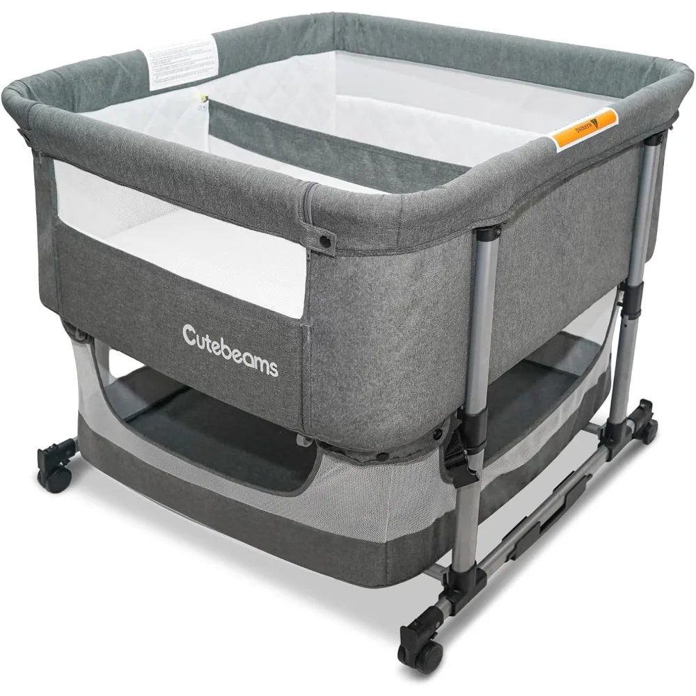 Twin Bassinet for 2 Babies, 3 in 1 Bedside Co Sleeper Double Bassinet for Twins,Rocking Bassinet for Baby with Wheels
Twin Bassinet for 2 Babies, 3 in 1 Bedside Co Sleeper Double Bassinet for Twins,Rocking Bassinet for Baby with Wheels
