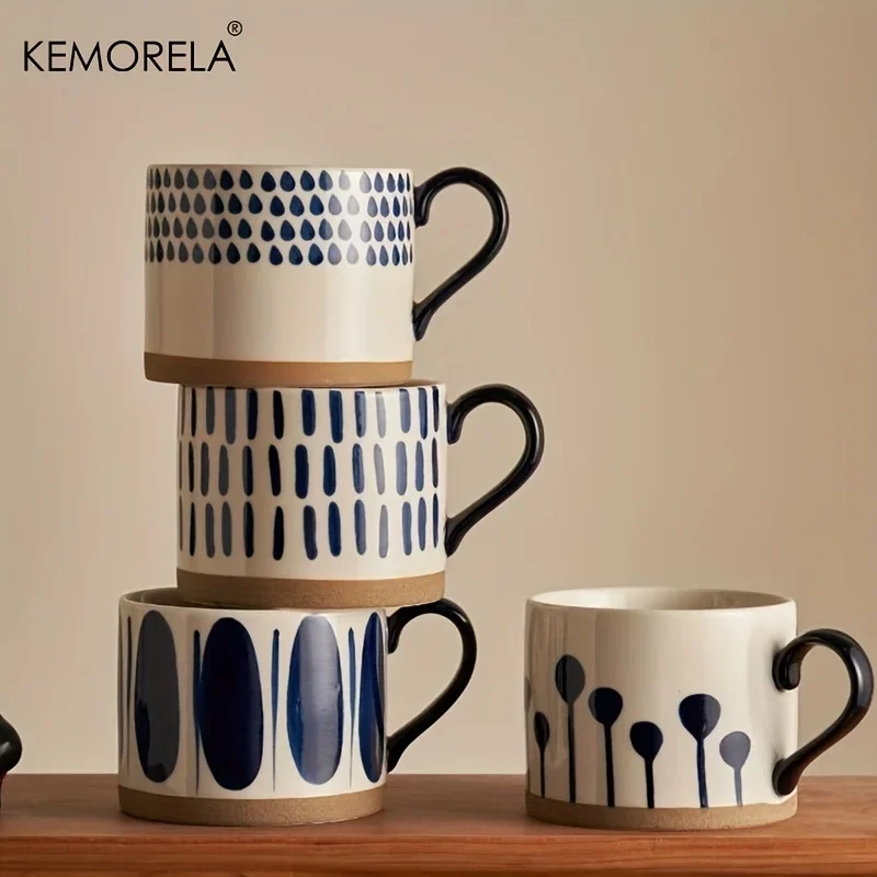 KEMORELA 1PCS 450ML Nordic Ceramic Cup Coffee Milk Mug with Handle Retro Large Capacity Japanese Breakfast Oatmeal Cup Gift Set
KEMORELA 1PCS 450ML Nordic Ceramic Cup Coffee Milk Mug with Handle Retro Large Capacity Japanese Breakfast Oatmeal Cup Gift Set