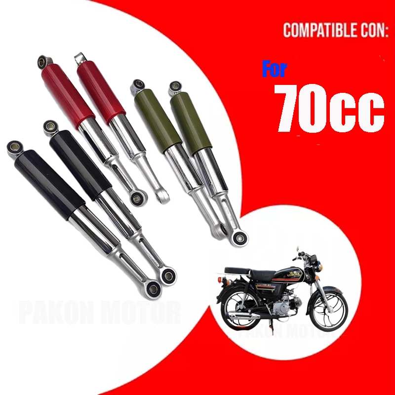 Motorcycle Rear Suspention for Honda Lifan jialing Loncin Zongsheng Dayang JH70 CD70 Super Cub 70cc Modified Back Shock Absorber
Motorcycle Rear Suspention for Honda Lifan jialing Loncin Zongsheng Dayang JH70 CD70 Super Cub 70cc Modified Back Shock Absorber