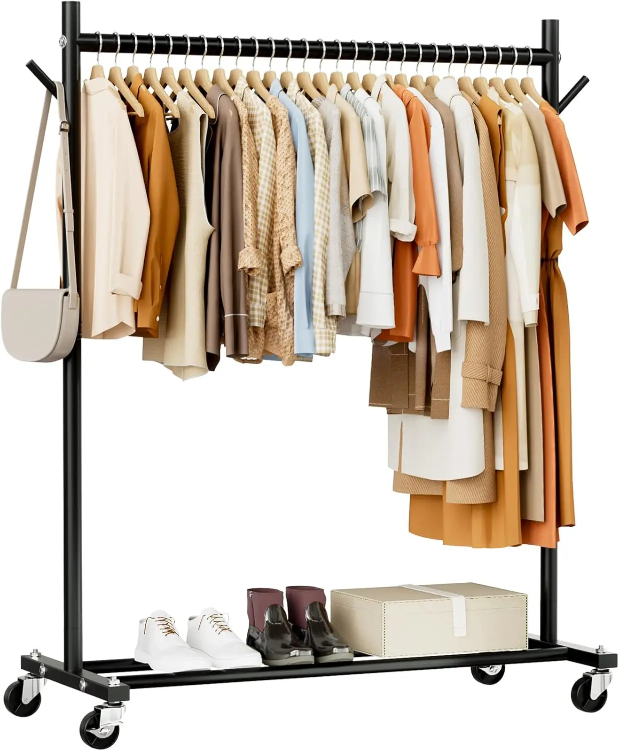 Heavy Duty Rolling Garment Rack 280LBS Load Portable Freestanding Clothes Hanger with Wheels Easy Assembly for Bedroom
Heavy Duty Rolling Garment Rack 280LBS Load Portable Freestanding Clothes Hanger with Wheels Easy Assembly for Bedroom