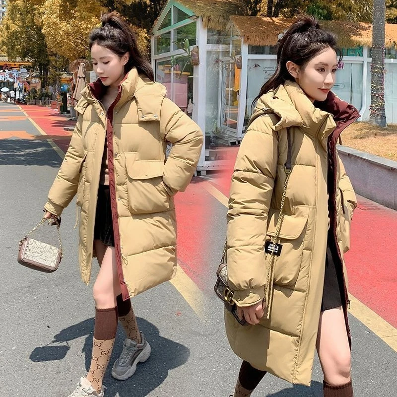 Christmas Plus Size Hooded Cotton Clothes Women's 2025 Winter New Medium Long Thermal Casual Down Jacket Parkas High Street
Christmas Plus Size Hooded Cotton Clothes Women's 2025 Winter New Medium Long Thermal Casual Down Jacket Parkas High Street