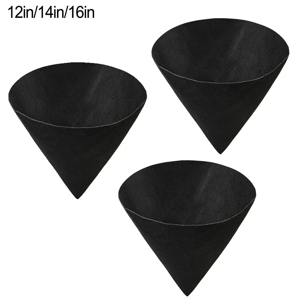 3Pcs Cone Shaped Liners For Flower Basket Plant Inserts Black Felt Liners Replacement For Hanging Flower Plant Care Accessories
3Pcs Cone Shaped Liners For Flower Basket Plant Inserts Black Felt Liners Replacement For Hanging Flower Plant Care Accessories