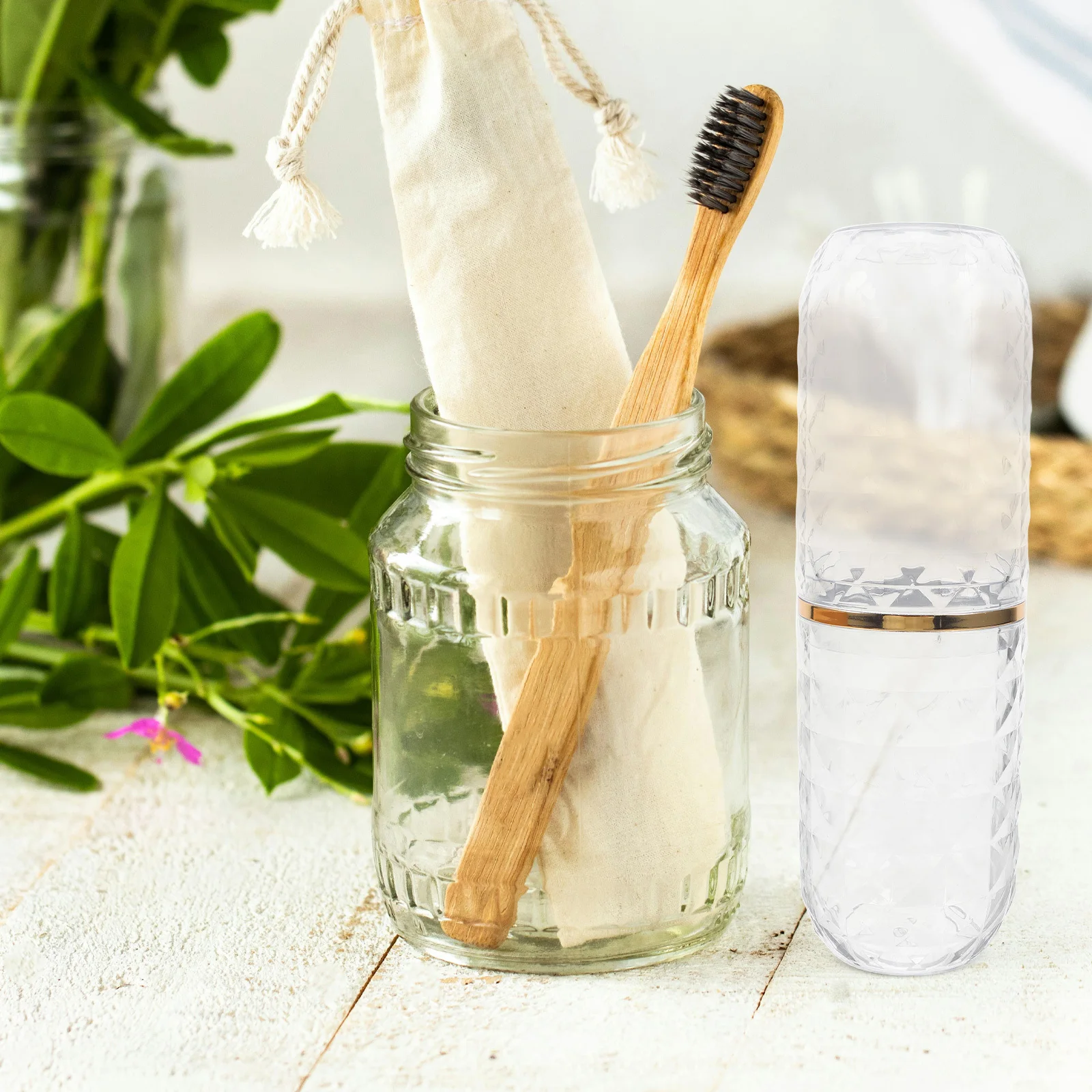 Multi Functional Patterned Toothbrush Holder Box Transparent Dual Cups Storage Case for Travel Gym Home Bathroom Organizer
Multi Functional Patterned Toothbrush Holder Box Transparent Dual Cups Storage Case for Travel Gym Home Bathroom Organizer