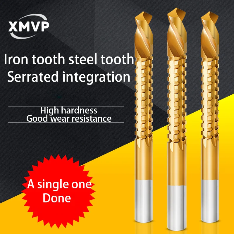 Saw tooth drill Fried Dough Twists drill woodworking tools, large horizontal hole drill, slot milling hole drilling square hole
Saw tooth drill Fried Dough Twists drill woodworking tools, large horizontal hole drill, slot milling hole drilling square hole