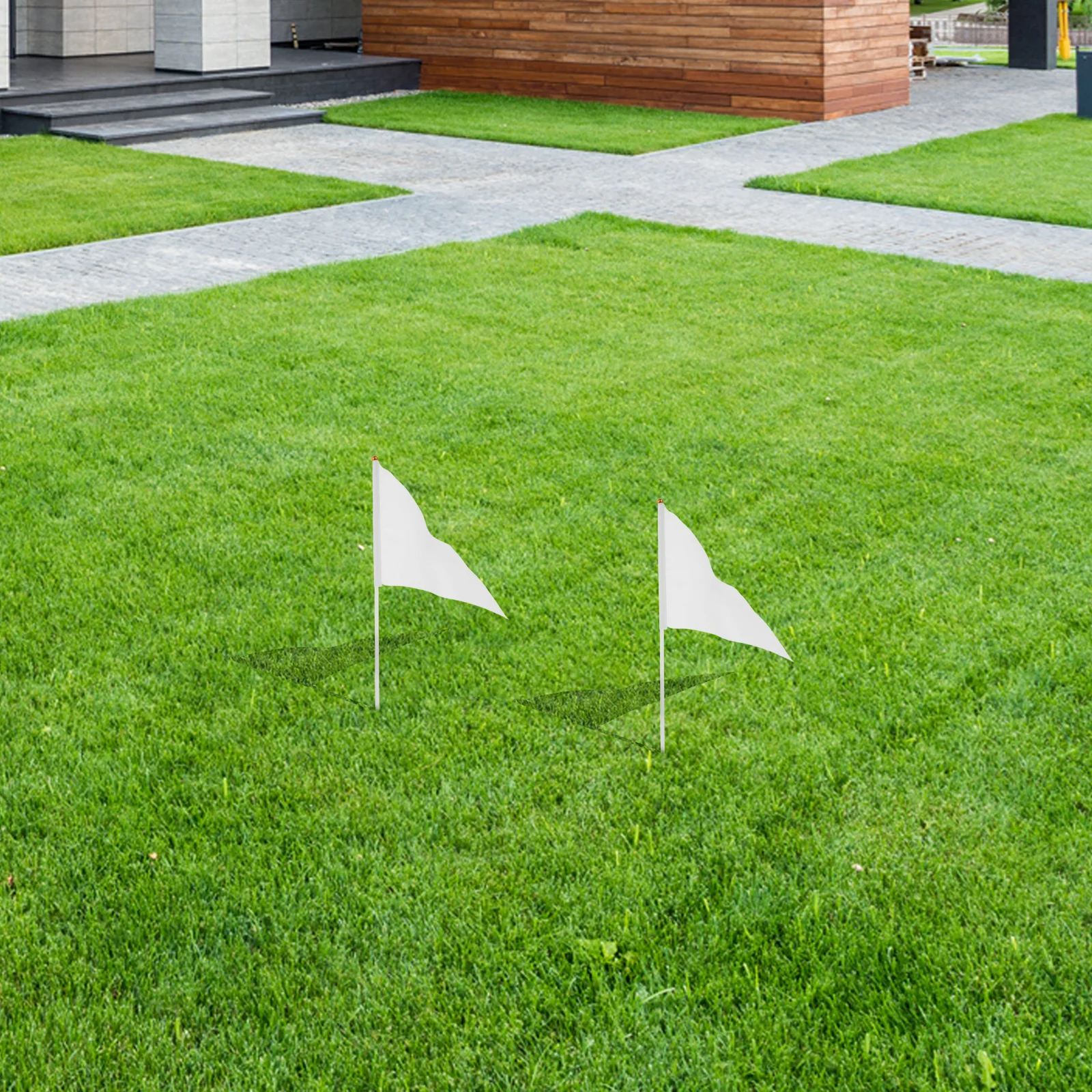 20Pcs Mini Hand Held Flags White Small Triangle Pennant Plastic Solid Color Small Flags on Sticks for Party Sports Competition
20Pcs Mini Hand Held Flags White Small Triangle Pennant Plastic Solid Color Small Flags on Sticks for Party Sports Competition