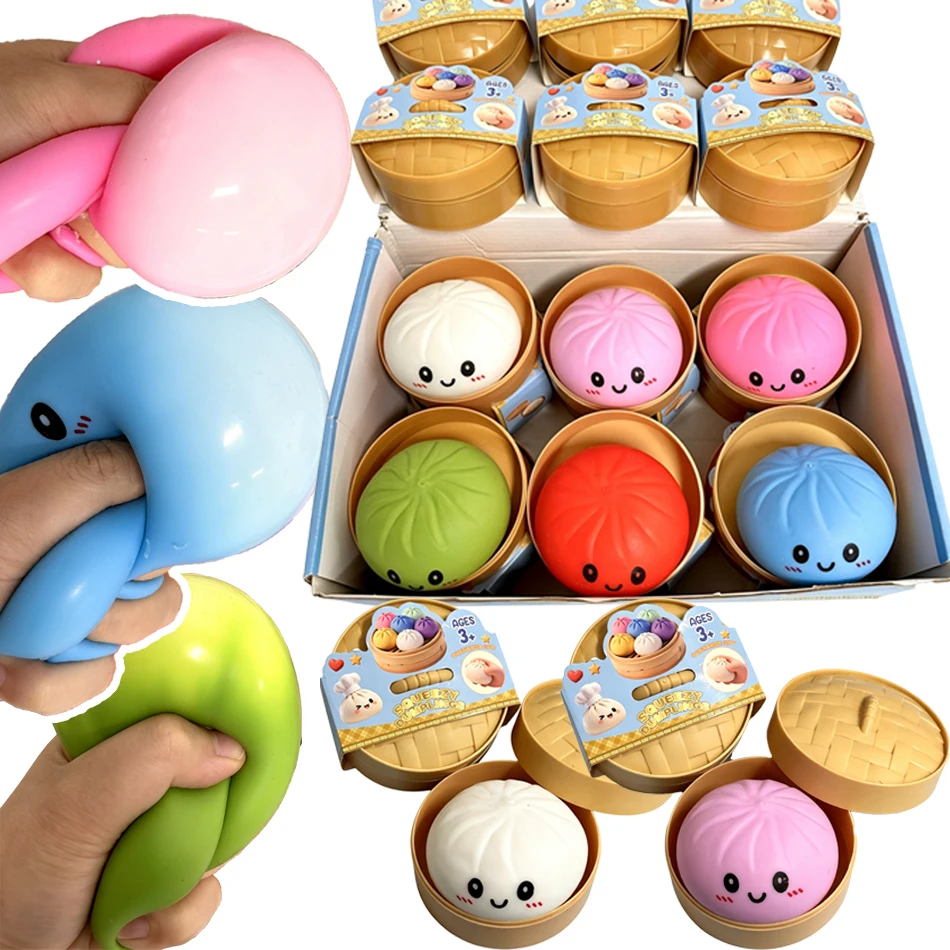 Cute Dumpling Stress Balls Sensory Toys Stress Relief Fidget Toys Squishy Dough Ball Gifts for Adults Children Gift blind box
Cute Dumpling Stress Balls Sensory Toys Stress Relief Fidget Toys Squishy Dough Ball Gifts for Adults Children Gift blind box