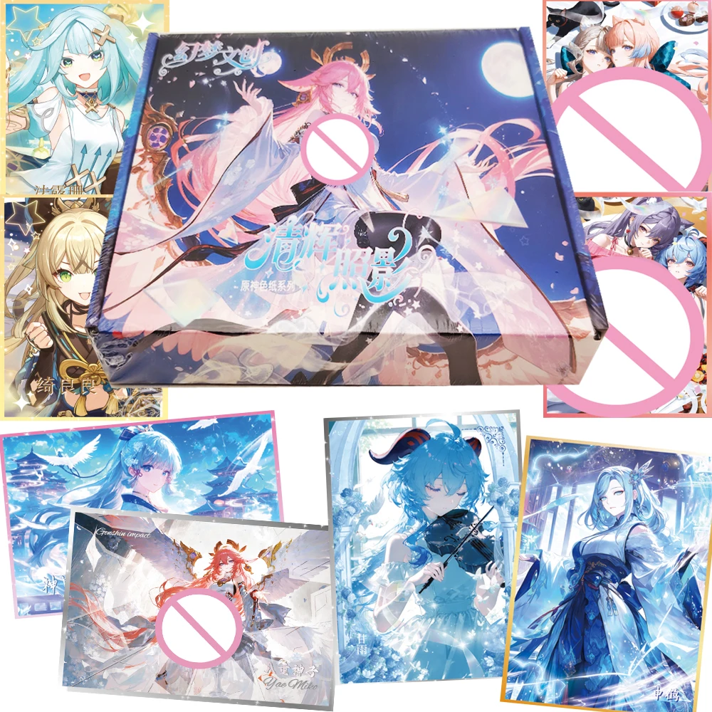 Fantasy Adventure Game Genshin Impact Character Exotic Charm Unique Design Color Paper Collection Card Exquisite Peripheral Gift
Fantasy Adventure Game Genshin Impact Character Exotic Charm Unique Design Color Paper Collection Card Exquisite Peripheral Gift