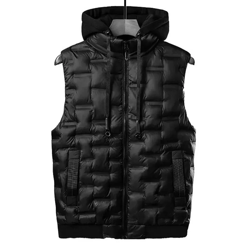 Fashion Brand Vests Korean Hot Sell New Mens Winter Vest Down Vests Men Casual Waistcoat Sleeveless Jackets Male Hooded Vest
Fashion Brand Vests Korean Hot Sell New Mens Winter Vest Down Vests Men Casual Waistcoat Sleeveless Jackets Male Hooded Vest