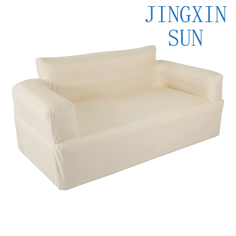 Custom Two-Seater Inflatable Couch With Fabric Cover Inflatable Lounger Chair With Built-in Pump Air Sofa Living Room Outdoor
Custom Two-Seater Inflatable Couch With Fabric Cover Inflatable Lounger Chair With Built-in Pump Air Sofa Living Room Outdoor