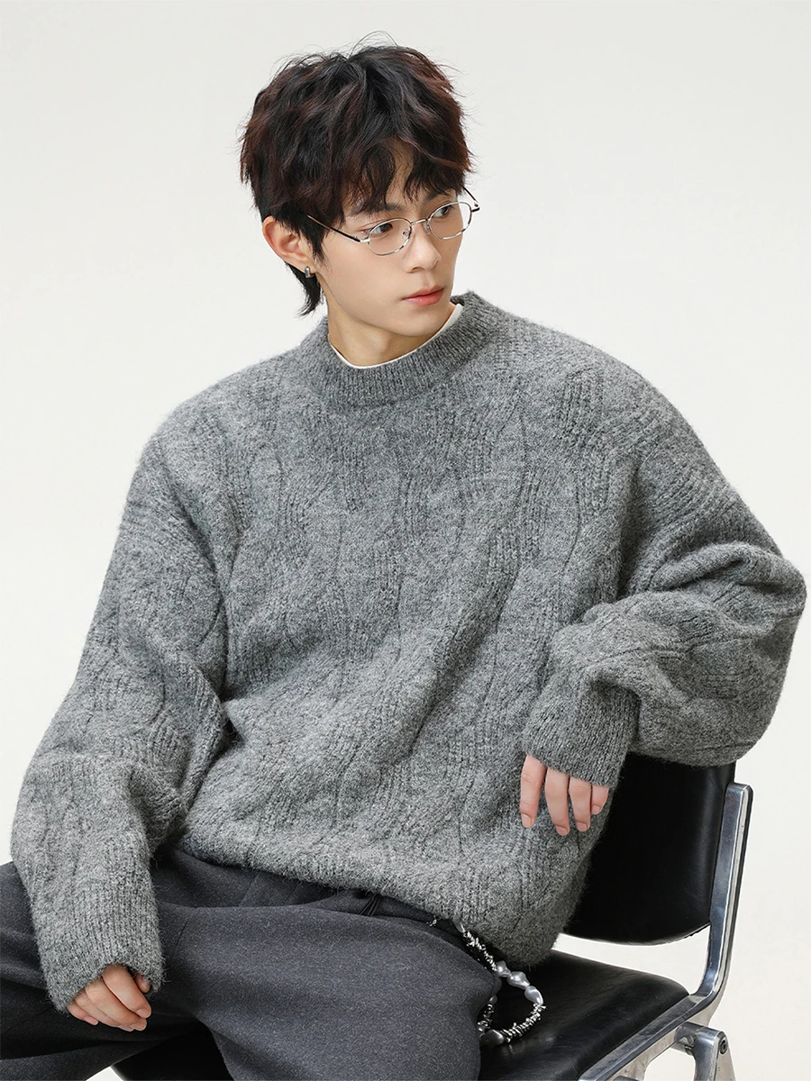 Japanese Sle Knitted Sweater Men's round Ne Casual Loose Lazy Sle Autumn Winter New Heavy Soft Polyester Fiber Long Sle...
Japanese Sle Knitted Sweater Men's round Ne Casual Loose Lazy Sle Autumn Winter New Heavy Soft Polyester Fiber Long Sle...