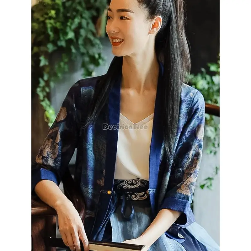 2025 chinese traditional women vintage floral print blouse oriental ethnic hanfu blouse tang suit elegant graceful tangsuits
2025 chinese traditional women vintage floral print blouse oriental ethnic hanfu blouse tang suit elegant graceful tangsuits