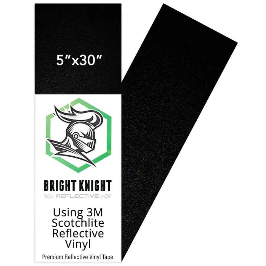 Black Reflective Vinyl Motorcycle Helmet Reflective Stickers 5x30, Made with 3M Reflective Tape Vinyl for Trailers, Cars, Bikes
Black Reflective Vinyl Motorcycle Helmet Reflective Stickers 5x30, Made with 3M Reflective Tape Vinyl for Trailers, Cars, Bikes