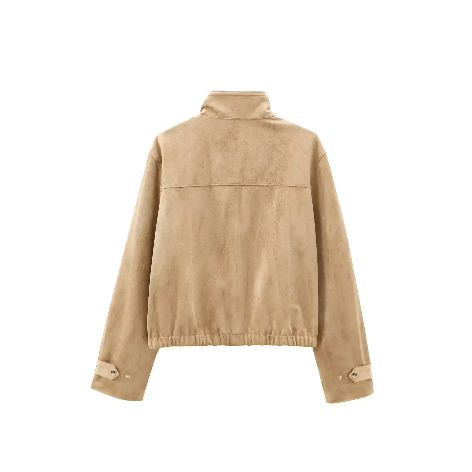 Новая женская мода в европейском и американском стиле, простая и универсальная кожаная замшевая повседневная куртка с высоким воротником и длинными рукавами
Новая женская мода в европейском и американском стиле, простая и универсальная кожаная замшевая повседневная куртка с высоким воротником и длинными рукавами