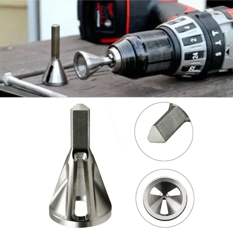 Chamferer Type of Deburring External Chamfering Triangular Hexagonal Chuck Electric Drill Trimming Tool Made High-quality Steel
Chamferer Type of Deburring External Chamfering Triangular Hexagonal Chuck Electric Drill Trimming Tool Made High-quality Steel