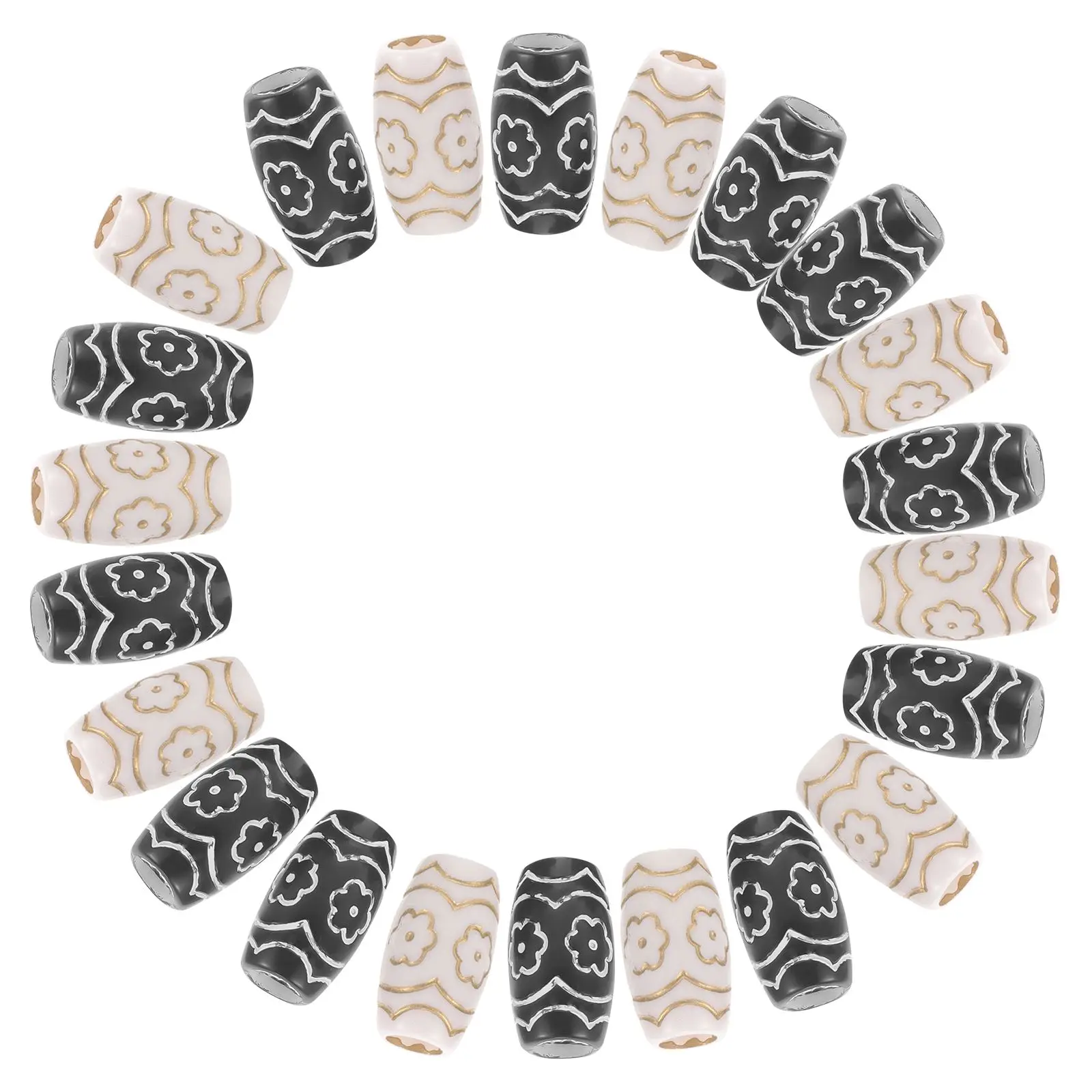 60pcs Hair Accessory Braiding Beads Decorative Beads Hair Decoration Tube Stylish Accessories Jewelry Tools
60pcs Hair Accessory Braiding Beads Decorative Beads Hair Decoration Tube Stylish Accessories Jewelry Tools