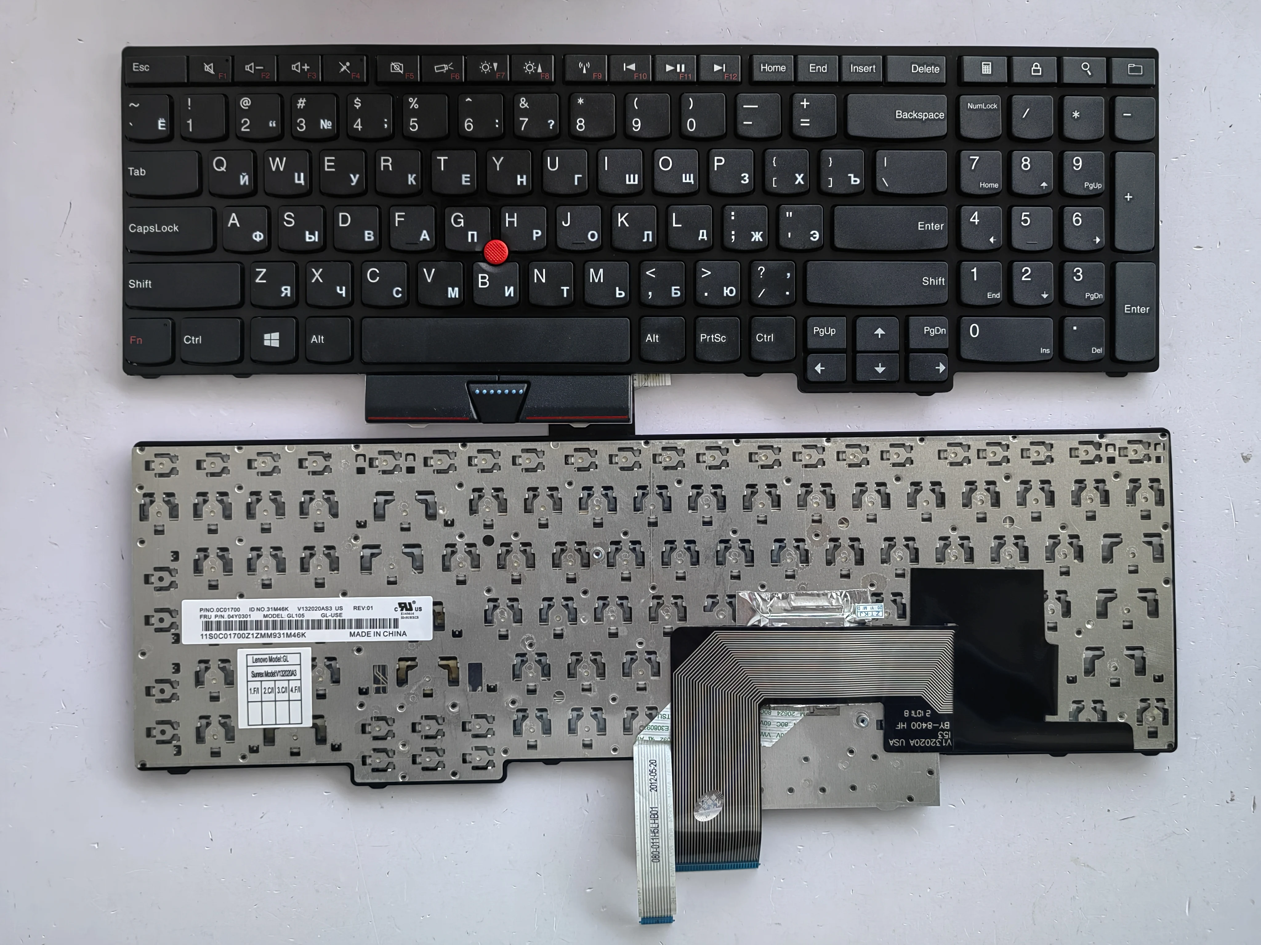RU Layout for Lenovo ThinkPad Edge E545 E530C E535 E530 Laptop Keyboard
RU Layout for Lenovo ThinkPad Edge E545 E530C E535 E530 Laptop Keyboard