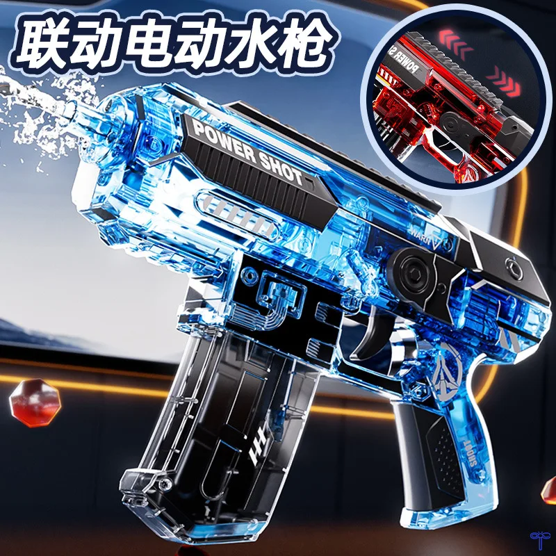 Горячая распродажа: Электрический водный бластер, автоматический, с быстрой стрельбой, с двойным барабаном на 550 мл, летняя игрушка для детей для игр на открытом воздухе у бассейна
Горячая распродажа: Электрический водный бластер, автоматический, с быстрой стрельбой, с двойным барабаном на 550 мл, летняя игрушка для детей для игр на открытом воздухе у бассейна