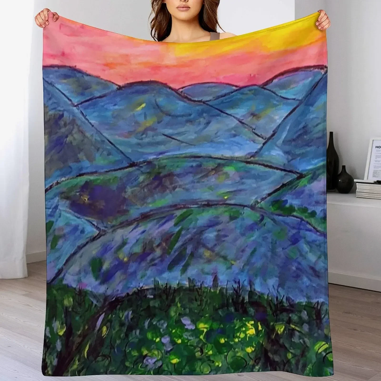 Blue Ridge Mountains Throw Blanket Stain Resistant Cozy Warm Blanket
Blue Ridge Mountains Throw Blanket Stain Resistant Cozy Warm Blanket