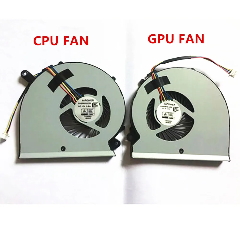 New For Gigabyte Aero15 RP64W RP65W CPU cooling Fan & GPU Fan BS5005HS-U2M BS5005HS-U2N radiator DC5V
New For Gigabyte Aero15 RP64W RP65W CPU cooling Fan & GPU Fan BS5005HS-U2M BS5005HS-U2N radiator DC5V