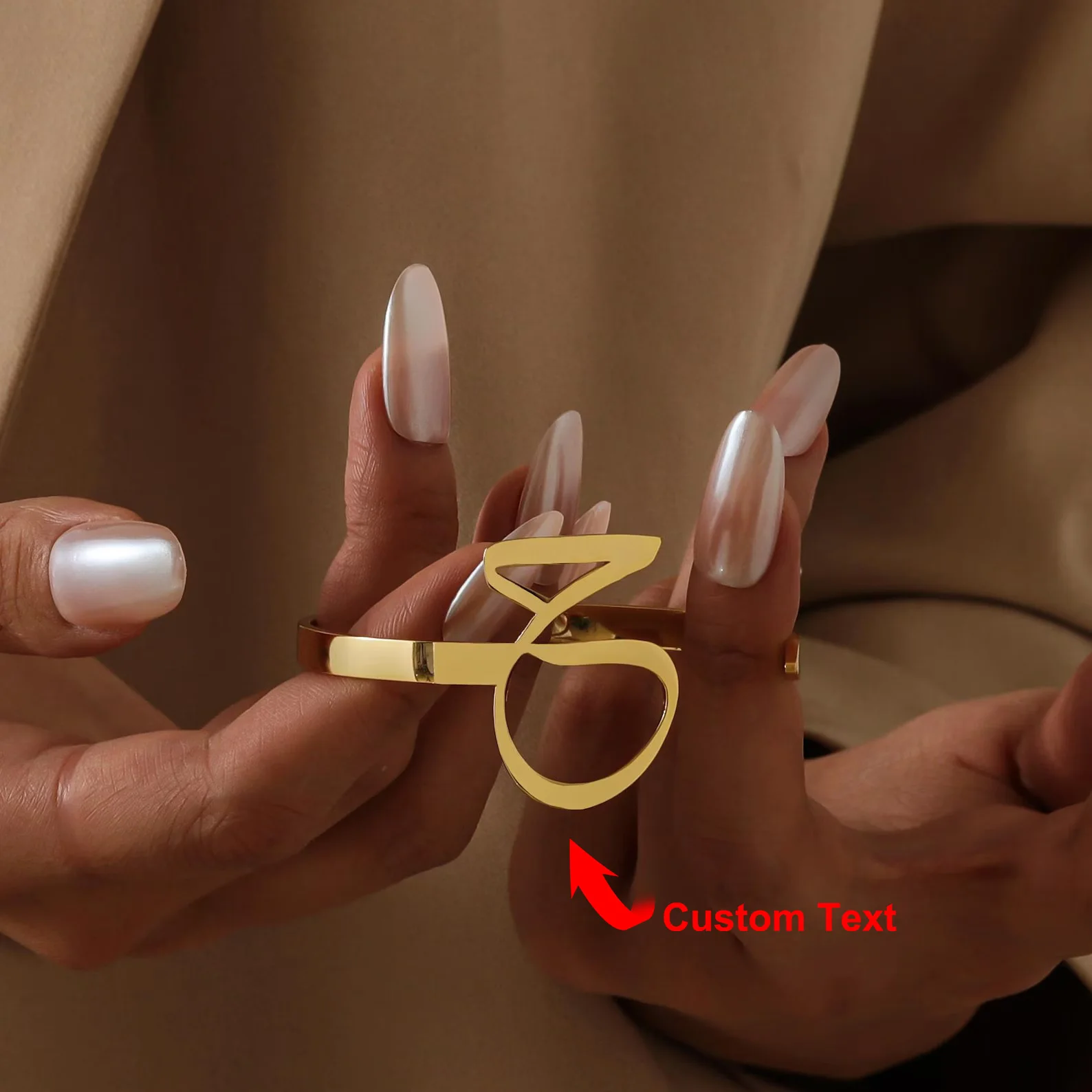 Personalized Arabic Letter Bangle Bracelet For Men And Women,Custom 18K Gold Arbic Letter Bracelet, Adjustable Cuff, Islamic
Personalized Arabic Letter Bangle Bracelet For Men And Women,Custom 18K Gold Arbic Letter Bracelet, Adjustable Cuff, Islamic