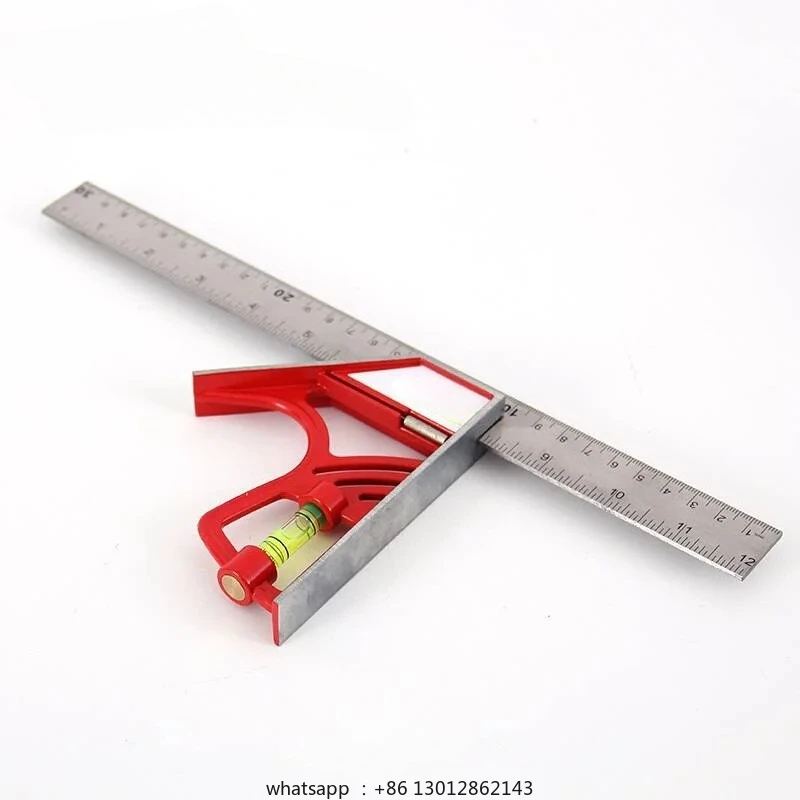 30cm magnetic lock combination square stainless steel metal square marking right ruler, suitable for carpenters and carpenters
30cm magnetic lock combination square stainless steel metal square marking right ruler, suitable for carpenters and carpenters