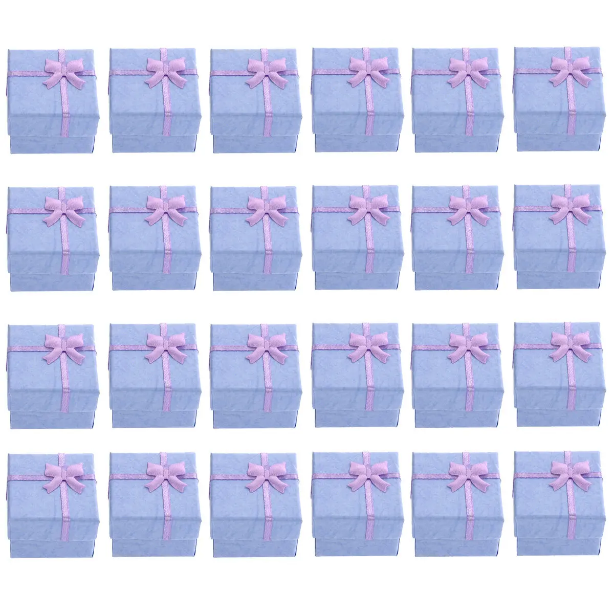 24Pcs 4cmx4cmx3cm Purple Bowknot Jewelry Storage Boxes Hard Paperboard Gift Packaging for Earrings Bracelets Necklaces Rings
24Pcs 4cmx4cmx3cm Purple Bowknot Jewelry Storage Boxes Hard Paperboard Gift Packaging for Earrings Bracelets Necklaces Rings
