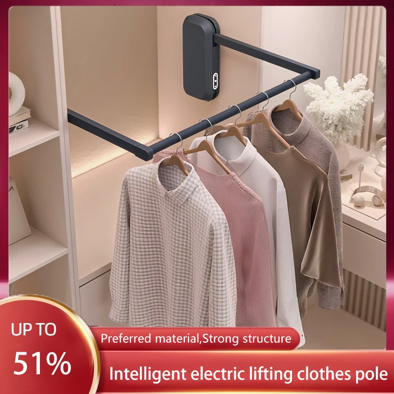 Intelligent Electric Lifting Clothes Hanger Cloakroom Automatic Clothes Hanging Device Lifting Automatic Clothes Hanging Rod
Intelligent Electric Lifting Clothes Hanger Cloakroom Automatic Clothes Hanging Device Lifting Automatic Clothes Hanging Rod