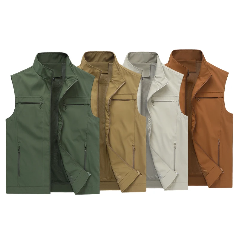 Men's Outdoor Casual Fishing Photography Vest Tactical Windbreaker Hunting Camping Fishing Waterproof Coat Lightweight Vest
Men's Outdoor Casual Fishing Photography Vest Tactical Windbreaker Hunting Camping Fishing Waterproof Coat Lightweight Vest