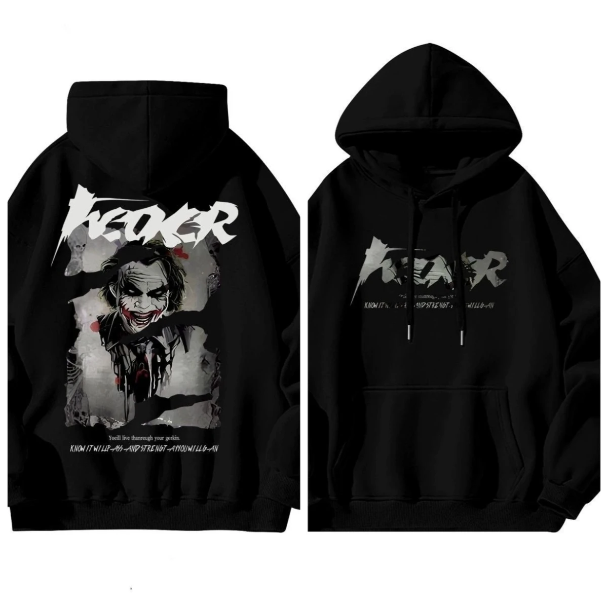2025 Autumn New Retro Trend Handsome Clown English Printing Warm Loose Hooded Long-sleeved Shirt Men's and Women's Loose Top
2025 Autumn New Retro Trend Handsome Clown English Printing Warm Loose Hooded Long-sleeved Shirt Men's and Women's Loose Top