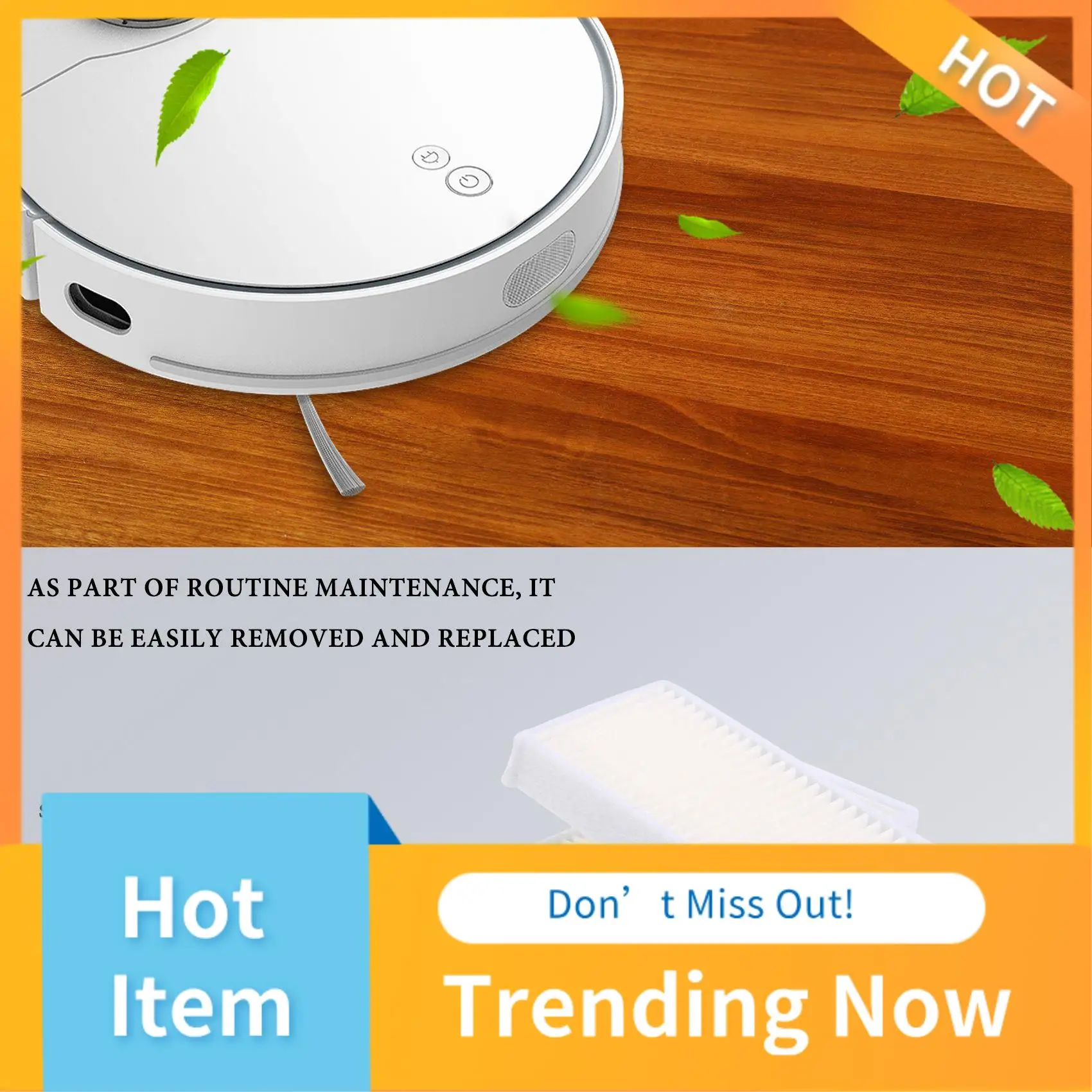 A13I-10Pcs Robot Vacuum Cleaner Filter HEPA Filter For Conga Serie 950 Robot Vacuum Cleaner Accessories
A13I-10Pcs Robot Vacuum Cleaner Filter HEPA Filter For Conga Serie 950 Robot Vacuum Cleaner Accessories