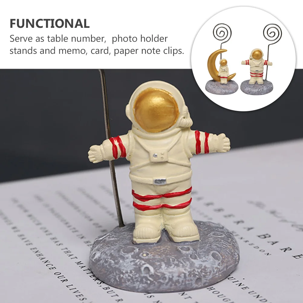 2pcs Astronaut Theme Table Number Holders Reusable Photo Clips For Wedding Birthday Party Decor Memo Stand Note Clamp Picture
2pcs Astronaut Theme Table Number Holders Reusable Photo Clips For Wedding Birthday Party Decor Memo Stand Note Clamp Picture