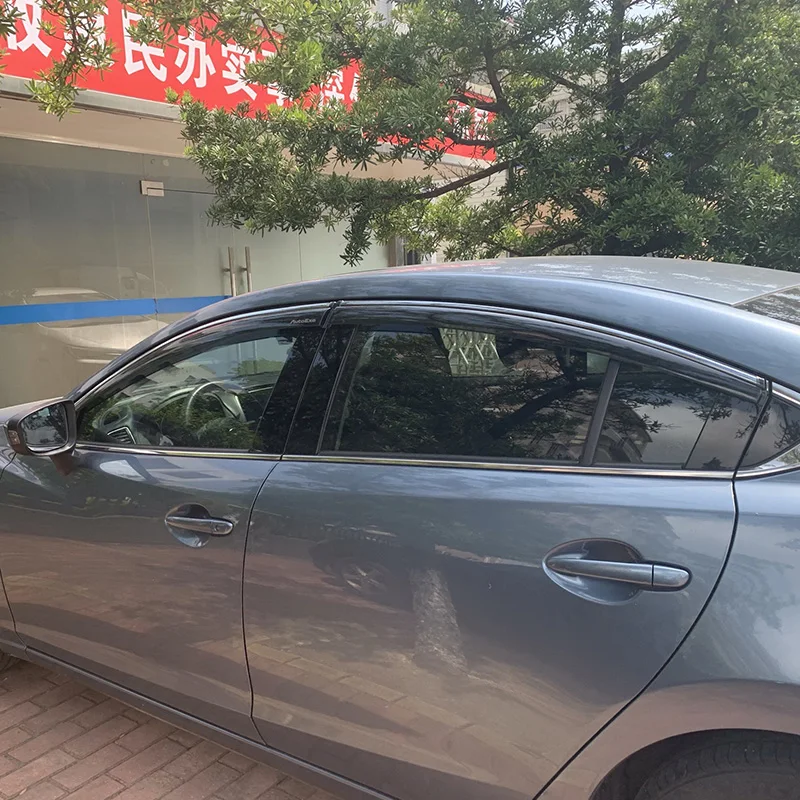 Window Deflector For Mazda 6 sedan 2014-2018 Window Guard Vent Sun Rain Cover Car Styling Decor Accessories Window Rain Shield
Window Deflector For Mazda 6 sedan 2014-2018 Window Guard Vent Sun Rain Cover Car Styling Decor Accessories Window Rain Shield