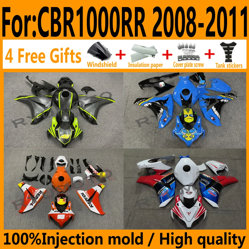 fairing For CBR1000RR CBR 1000 RR CBR1000 RR 2008 2009 2010 2011 Whole Motorcycle Fairings Kits Full Bodywork Accessories
fairing For CBR1000RR CBR 1000 RR CBR1000 RR 2008 2009 2010 2011 Whole Motorcycle Fairings Kits Full Bodywork Accessories